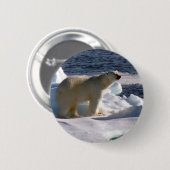 Mijn wereld smelt! ronde button 5,7 cm (Voorkant /achterkant)