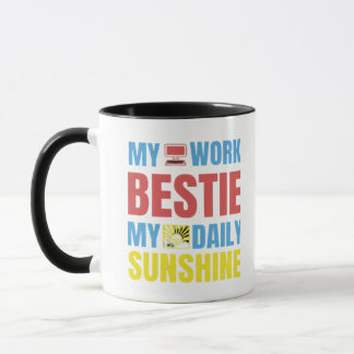 Mijn werk Bestie Sunshine - Werk Bestie Classic Mok