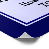 Mijn werk gaat over stoute mensen poster (Hoek)