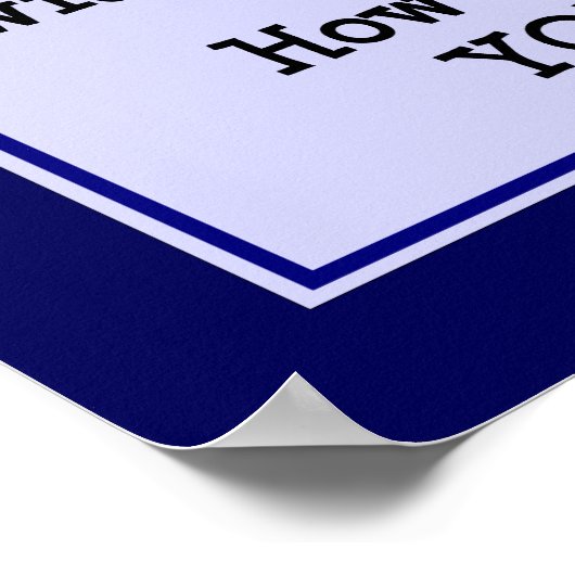 Mijn werk gaat over stoute mensen poster (Hoek)