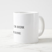 Mijn werk hier is gedaan - brutale Kantoor Mok (Voorkant rechts)