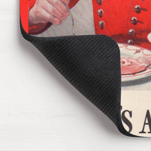 Mijn werk is een eitje muismat (Hoek)