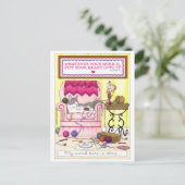 Mijn werk is gedaan Inspirerend Briefkaart (Staand voorkant)