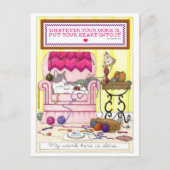 Mijn werk is gedaan Inspirerend Briefkaart (Voorkant)