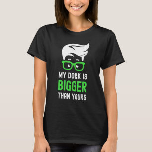 Mijn werk is groter dan het jouwe grappige slimme t-shirt