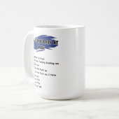 Mijn werk Woordenschat Grappig Sarcastisch Collega Koffiemok (Voorkant links)