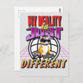 MIJN WERKELIJKHEID IS GEWOON ANDERS! BRIEFKAART (Voorkant / Achterkant)