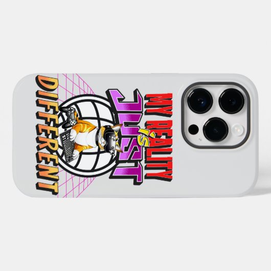 MIJN WERKELIJKHEID IS GEWOON ANDERS! Case-Mate iPhone CASE (Achterkant (horizontaal))