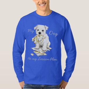 Mijn Westie Ate Mijn Lesson Plan T-shirt