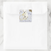 Mijn Westie Ate Mijn Lesson Plan Vierkante Sticker (Tas)