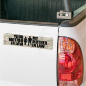 Mijn wettige moeder is in het leger bumpersticker (Op Truck)
