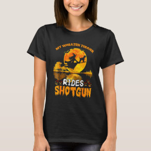 Mijn Wheaten Terrier-hond rijdt met Schotse heks H T-shirt