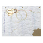 Mijn wieltjes op mijn lesplan notitieblok (Voorkant)