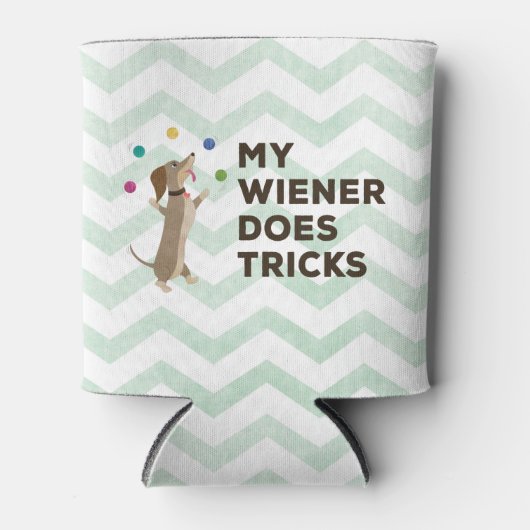 Mijn Wiener doet Tricks Blikjeskoeler (Voorkant)