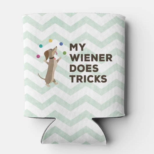 Mijn Wiener doet Tricks Blikjeskoeler (Achterkant)