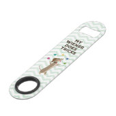 Mijn Wiener doet Tricks Speed Flessenopener (Achterkant Gekanteld)