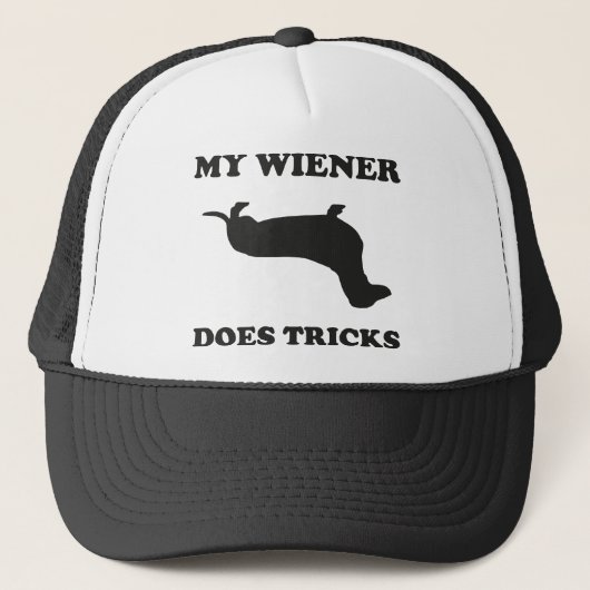 Mijn Wiener doet Tricks Trucker Pet (Voorkant)