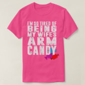 Mijn Wifes Arm Snoep, grappig echtgenoot design 89 T-shirt (Design voorkant)
