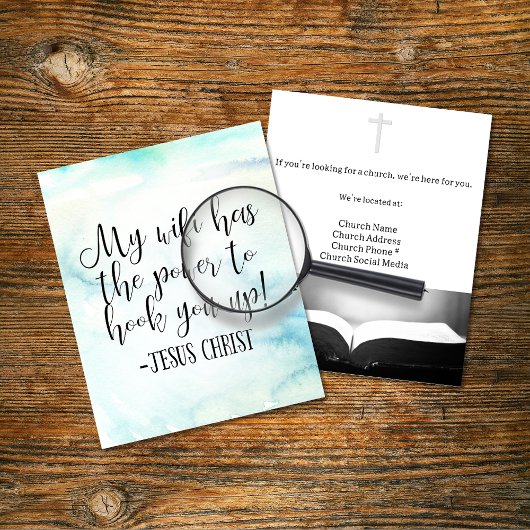 Mijn WiFi heeft kracht Jezus Christus Fun Flyer