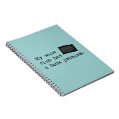 Mijn wijnclub heeft een boekprobleem notitieboek (Rechterzijde)