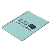 Mijn wijnclub heeft een boekprobleem notitieboek (Linkerzijde)