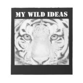 Mijn wilde ideeën - Tijgerogen Notitieblok (Voorkant)