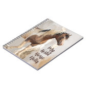 Mijn wilde paard reiziger notitieboek (Linkerzijde)