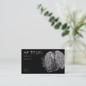 Mijn winkelkaart - 1 visitekaartje (Staand voorkant)