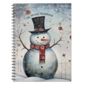 Mijn Winter Snowman Notitieboek (Voorkant)