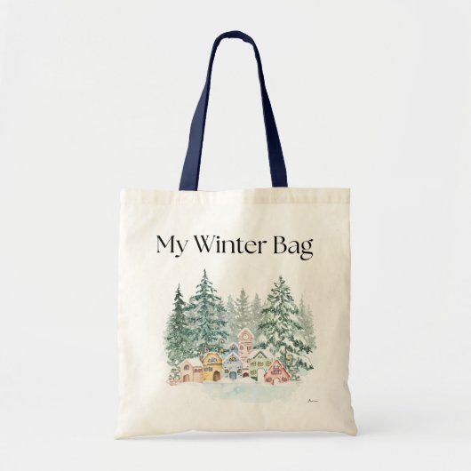 Mijn wintertas tote bag (Voorkant)