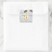 Mijn Wire Fox Terrier Ate Mijn Lesson Plan Vierkante Sticker (Tas)