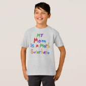 Mijn Wiskunde Superheld T-shirts en cadeautjes (Voorkant volledig)