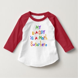Mijn Wiskunde Superheld Toddler Raglan T-shirt