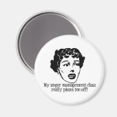 Mijn woede management les maakt me echt kwaad! magneet (Voorkant / Achterkant)