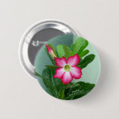 Mijn woestijn-Roos Ronde Button 5,7 Cm (Voorkant /achterkant)