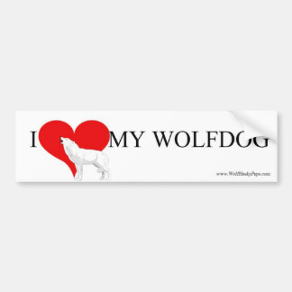 MIJN WOLFDOG BUMPERSTICKER