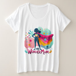 Mijn WonderMum Grote Maat T-shirt