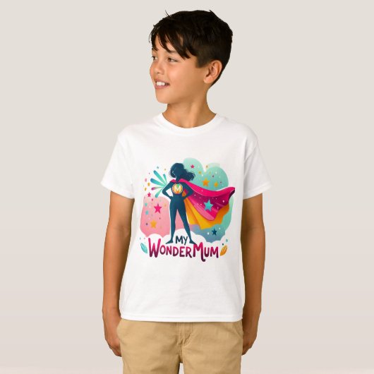 Mijn WonderMum T-shirt (Voorkant volledig)
