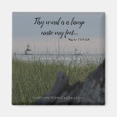 Mijn woord is een lamp in mijn gezicht magneet (Voorkant)