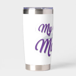 Mijn woorden doen er toe auteur aan te moedigen geïsoleerde drinkbeker