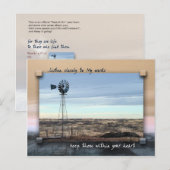 Mijn woorden in je hart houden briefkaart (Voorkant / Achterkant)