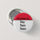 Mijn woorden zijn dat zij hen zijn ronde button 3,2 cm (Voorkant /achterkant)