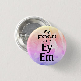 Mijn woorden zijn: Ey Em Ronde Button 3,2 Cm