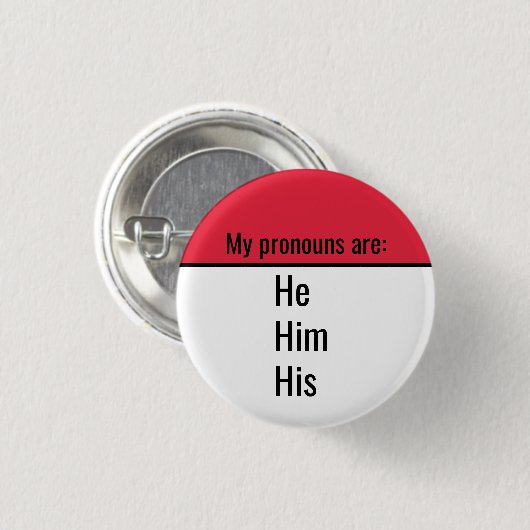 Mijn woorden zijn hem. ronde button 3,2 cm (Voorkant /achterkant)