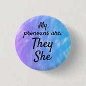 Mijn woorden zijn zij ronde button 3,2 cm (Voorkant)