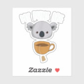 Mijn woordgrappen zijn Koala-thee grappige dier wo Sticker (Vel)