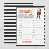 Mijn woordgroep Halloween beëindigen (Voorkant / Achterkant)