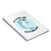 Mijn woordspelingen zijn opzettelijk grappig dier  notitieboek (Rechterzijde)