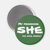 Mijn woordvoerders ze magneet (Voorkant / Achterkant)