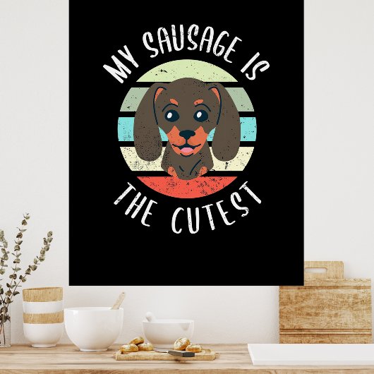 Mijn worst is de kutst poster (Keuken)